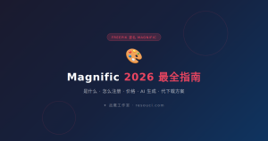 Magnific 是什么?和 Freepik 什么关系?2026 最全使用指南