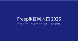 Freepik官网入口2026：freepik.com已跳转magnific.com，注册下载全流程