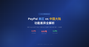PayPal 美区 vs 中国大陆:功能差异全解析(2026 最新),为什么国区 PayPal 很多功能用不了?
