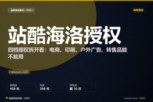 站酷海洛授权范围详解：电商、印刷、户外广告、转售品能不能用