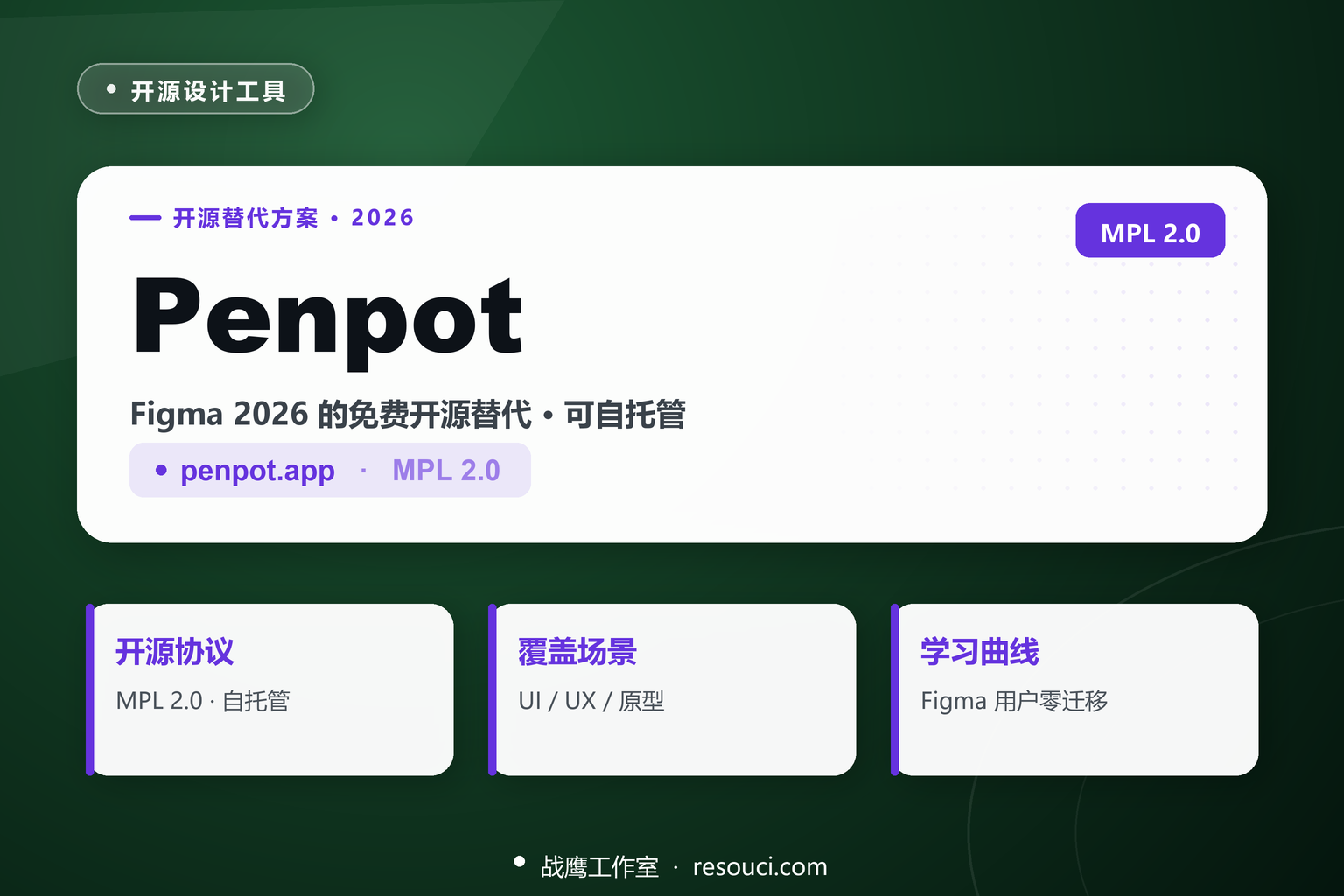 Penpot 2026 实战：Figma 免费开源替代，UI 设计师自托管可行吗？